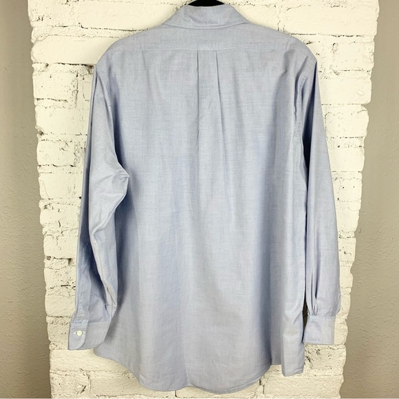 Brooks Brothers Makers Cotton Light Blue Mens Dress Shirt 16.5 - Picture 7 of 9